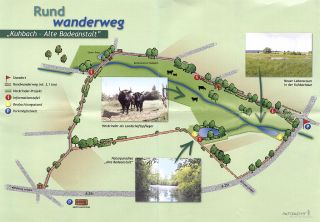 Karte des Rundwanderweges